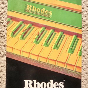 Rhodes Mark IIカタログ1980年❗️